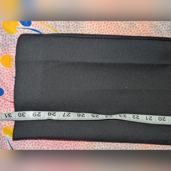 The Straight Ann Taylor Pants Black Mid Rise Bi-stretch Viscose Elastane 8 NEW - Picture 11 of 12